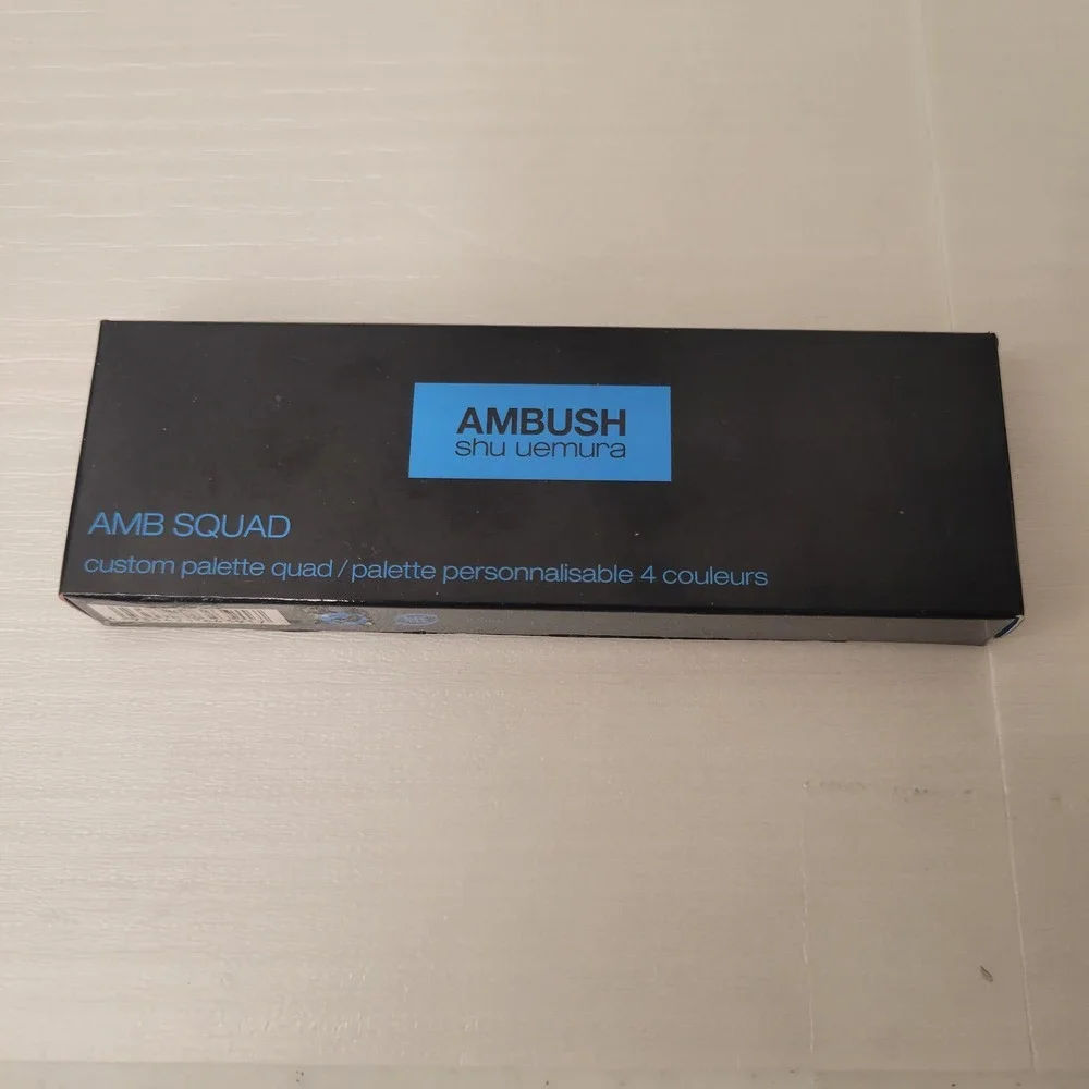 Shu Uemura AMBUSH AMB Squad + Play Date Custom Palette Quad Empty Cases Box